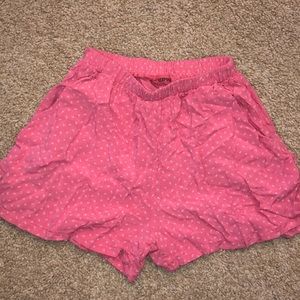Pink soft shorts from Spain
